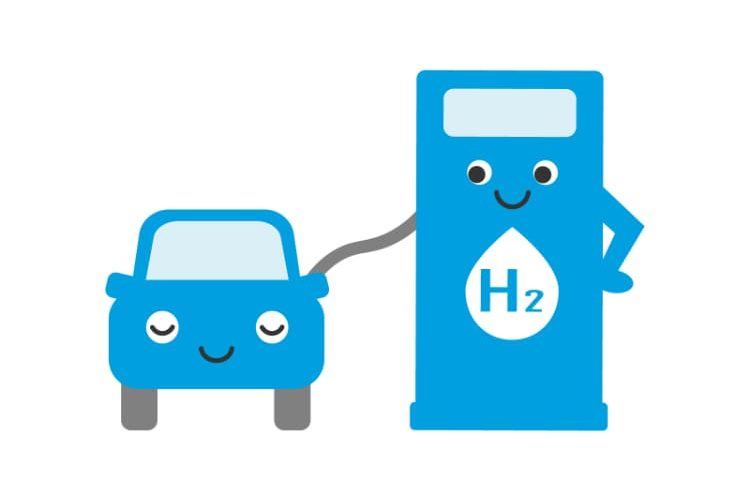 水素自動車のイメージ